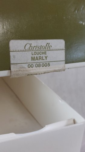 Louche, décor Marly, en métal argenté, Christofle ^