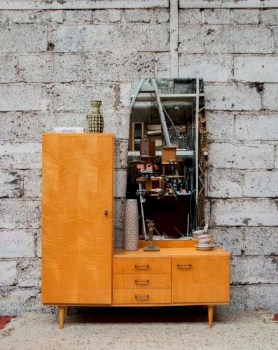 Louise, la grande coiffeuse en bois N°184