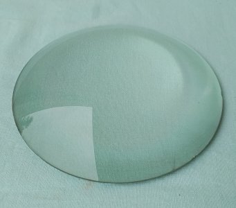 Glass magnifying glass