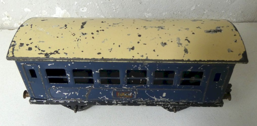 LR wagon voyageurs – train ancien tôle lithographiée France années 30/40