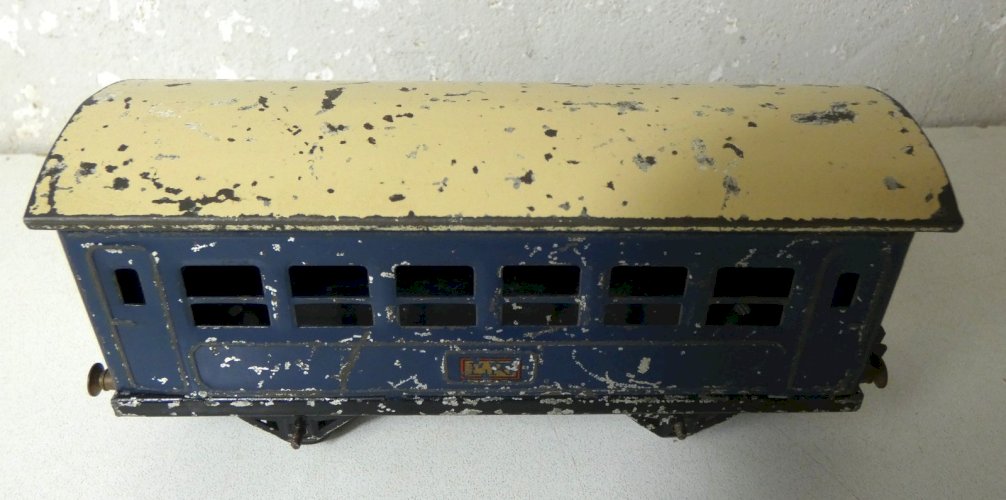 LR wagon voyageurs – train ancien tôle lithographiée France années 30/40