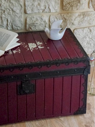 Lucien, le coffre en bois et métal N°94