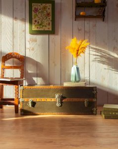 Lucienne, the large leather cabin trunk No. 248