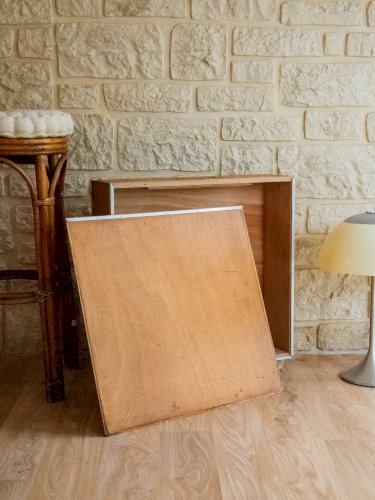 Lucienne, la valise roulante en bois N°209