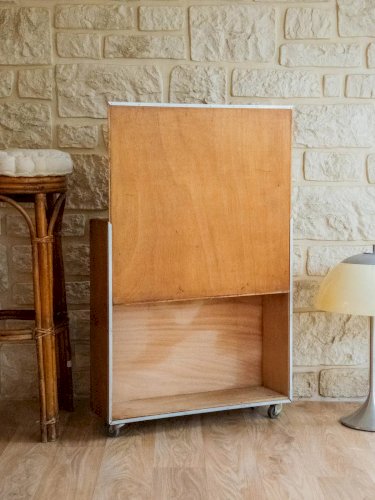 Lucienne, la valise roulante en bois N°209