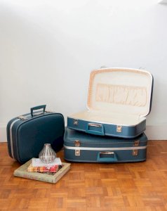 Lucienne, le lot de 3 valises vintage N°261