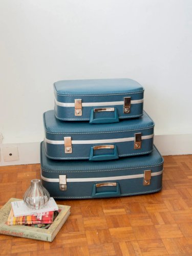 Lucienne, le lot de 3 valises vintage N°261