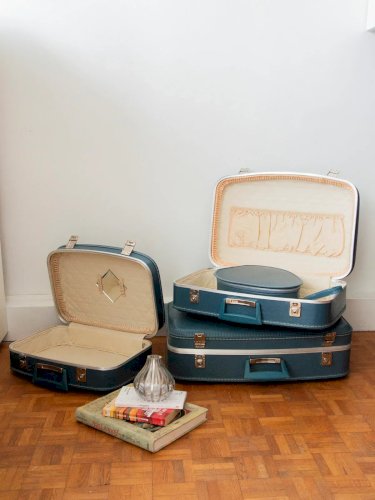 Lucienne, le lot de 3 valises vintage N°261