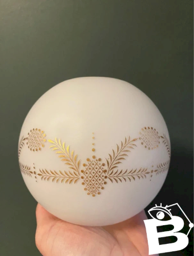 Luminaire boule vintage