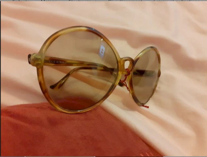 Lunette de soleil oversize Vintage 1970s Vintage made in france