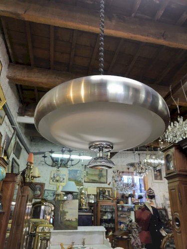 LUSTRE 1970 EN ALUMINIUM REF JE N° 2