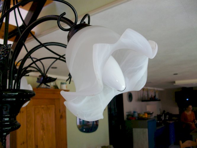 LUSTRE 5 BRANCHE RELOOKE