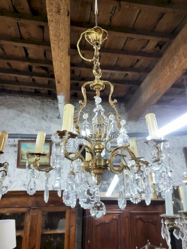 LUSTRE A PAMPILLES 5 AMPOULES N31