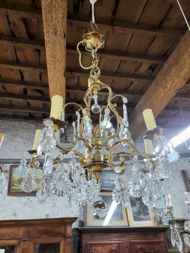 LUSTRE A PAMPILLES 5 AMPOULES N31
