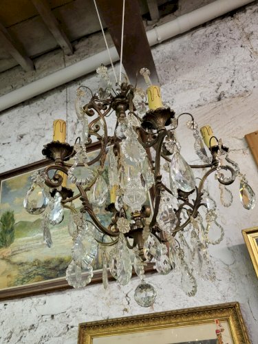 LUSTRE A PAMPILLES 6 AMPOULES N11