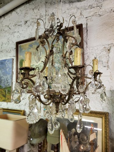 LUSTRE A PAMPILLES 6 AMPOULES N11