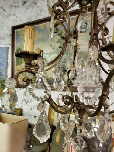LUSTRE A PAMPILLES 6 AMPOULES N11