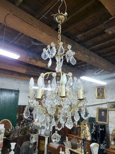 LUSTRE A PAMPILLES 8 AMPOULES N6