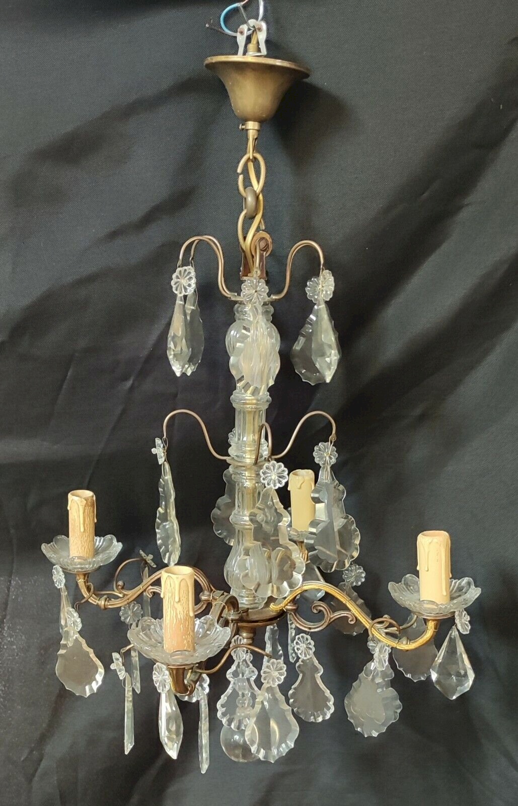 Lustre A Pampille Ancien