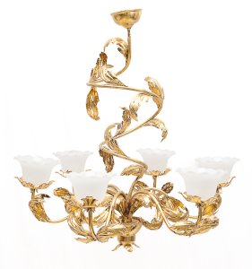 Antique floral chandelier