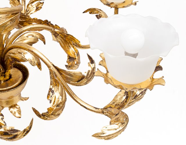 Lustre floral ancien 