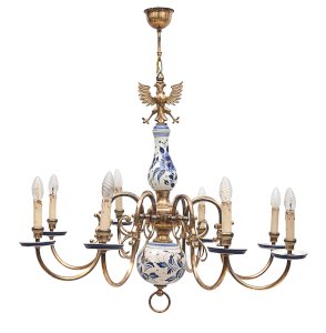 Dutch chandelier with 8 lights