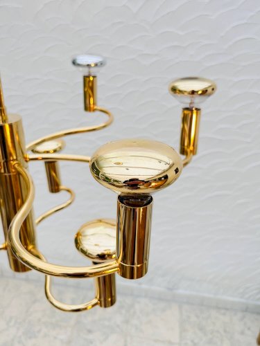 Lustre massive en laiton
