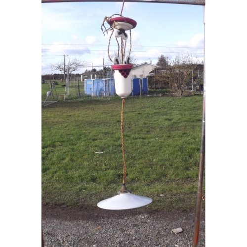 Lustre Monte et Baisse Faience et Opaline