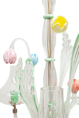 Lustre Murano 5 feux