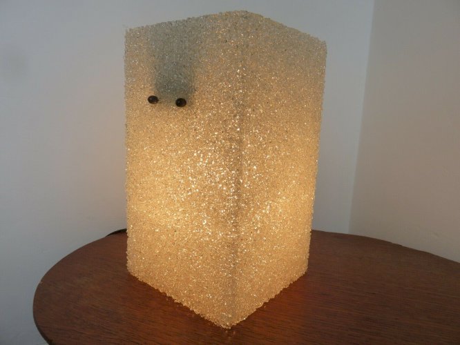 LUSTRE SUSPENSION SCANDINAVE EN PERSPEX ANNEES 60 70 VINTAGE