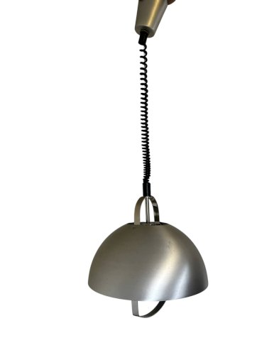 lustre up and own en métal brossé 1970