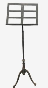 Napoleon III lectern in wrought iron 19th century
