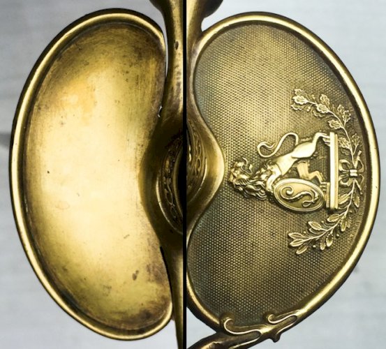 LUXUEUSE & TRES RARE ÉPÉE / SABRE COLONIALE, CONGO BELGE, M1845, LEOPOLD II, 1 ÉTOILE, XIX, ORIGINAL