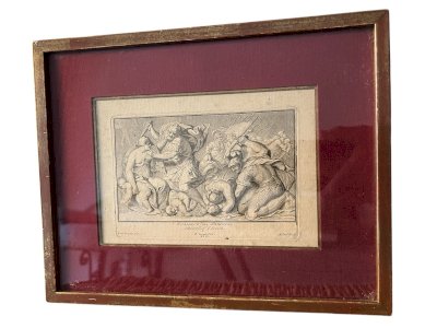 Mr. Pool / Van Bossuit / Graat Engraving Ancient 18th Massacre of the Innocents