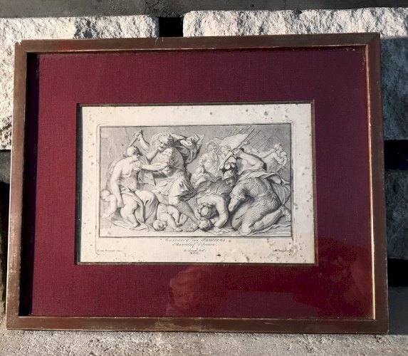 M. Pool / Van Bossuit / Graat Gravure  Ancienne XVIIIème Massacre Des Innocents