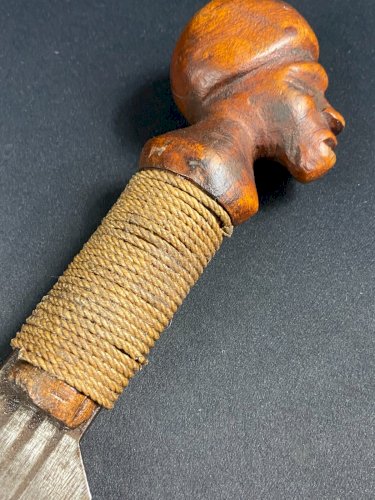 Machette coloniale manche anthropomorphe lame Robert Mole & Sons Birmingham