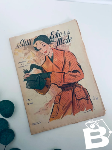 Magazine Ancien Le Petit Écho de la Mode Septembre 1951 Vintage