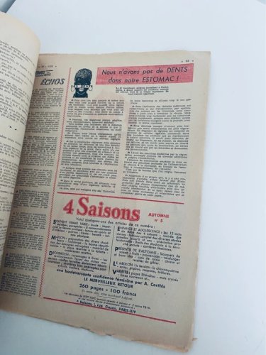 Magazine Ancien Le Petit Écho de la Mode Septembre 1951 Vintage