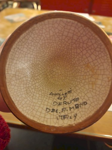 Magnifique amphore Deruta