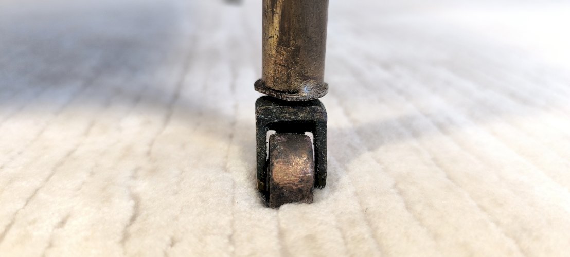 ?✨Magnifique desserte Bar Maison Jansen – Laiton, bronze et cuir à la feuille d’or – Circa 1950✨?