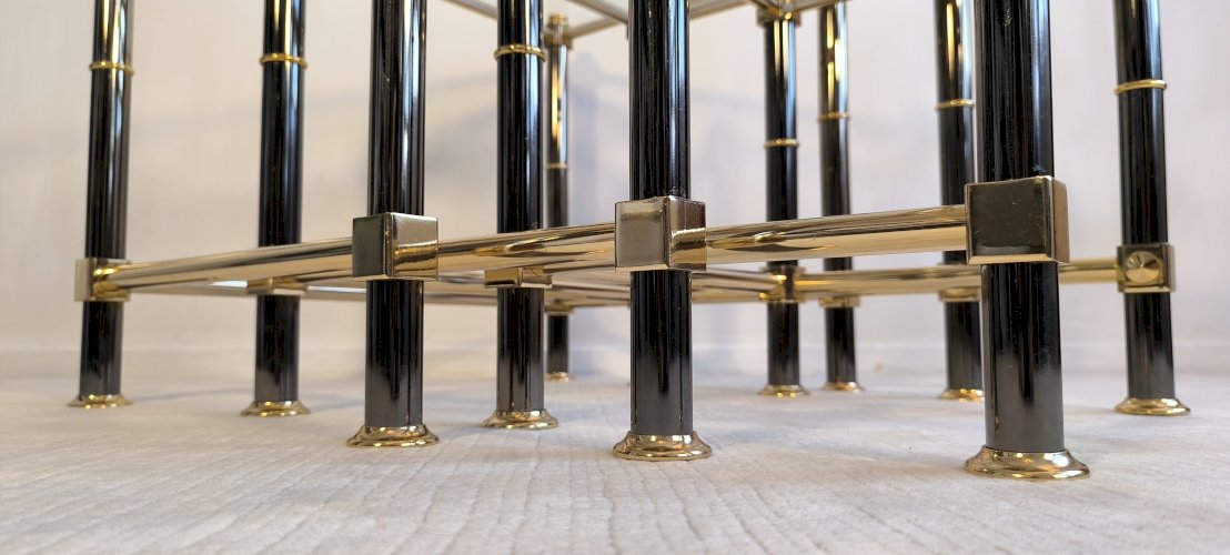 Magnifique ensemble tables gigognes Roche Bobois 1980’s en superbe état 