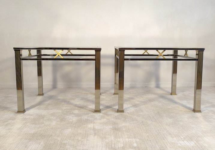 Magnifique paire de tables basses ORSENIGO ITALY gamme Art Deco Collezione