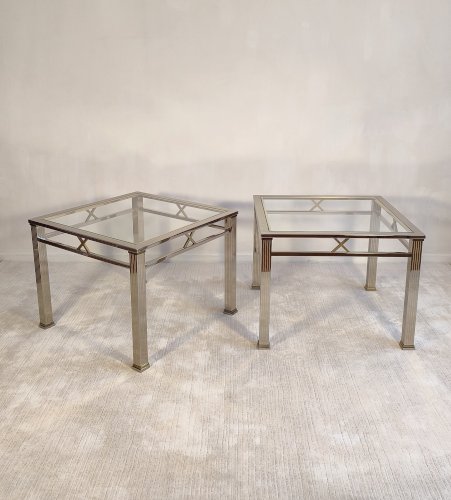 Magnifique paire de tables basses ORSENIGO ITALY gamme Art Deco Collezione