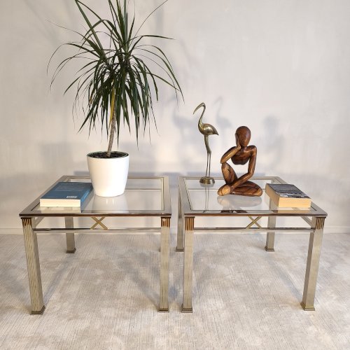 Magnifique paire de tables basses ORSENIGO ITALY gamme Art Deco Collezione