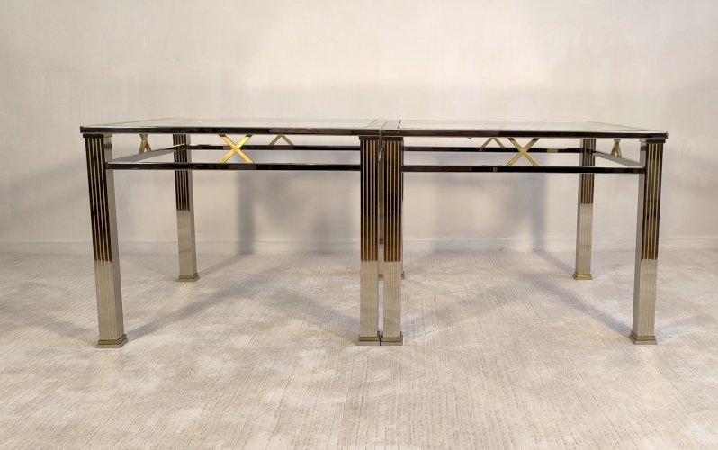 Magnifique paire de tables basses ORSENIGO ITALY gamme Art Deco Collezione