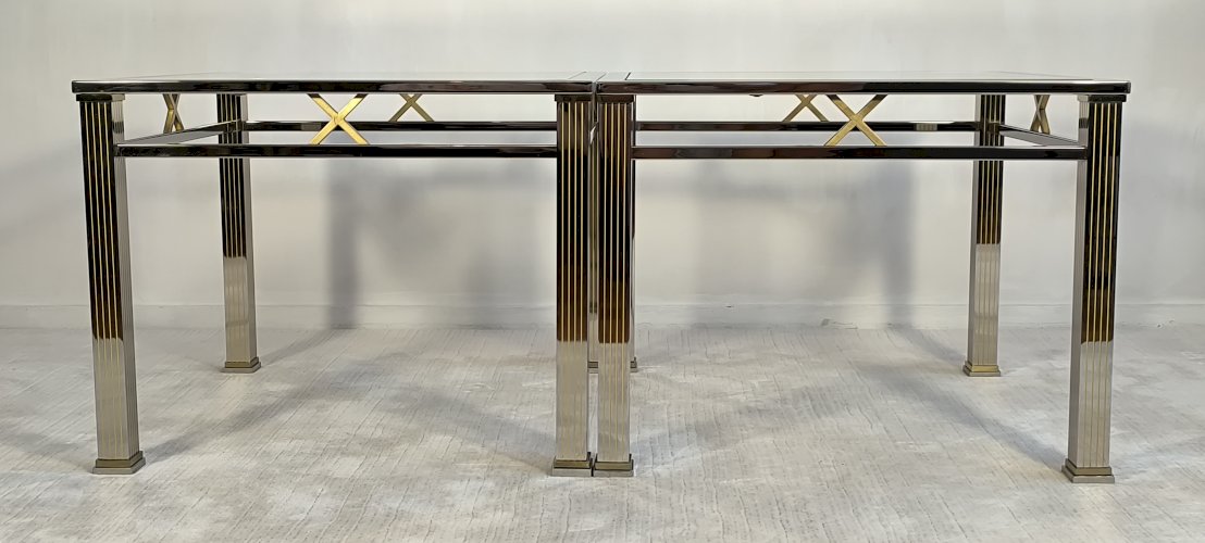 Magnifique paire de tables basses ORSENIGO ITALY gamme Art Deco Collezione