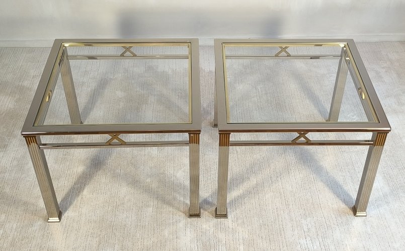 Magnifique paire de tables basses ORSENIGO ITALY gamme Art Deco Collezione