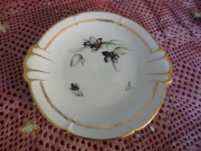 Magnifique plat porcelaine Pâtes et émaux de Limoges