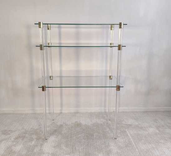 Magnifiques tables basses d’appoint - étagère Charles Hollis Jones en excellent état