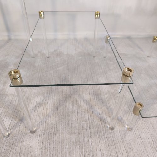 Magnifiques tables basses d’appoint - étagère Charles Hollis Jones en excellent état